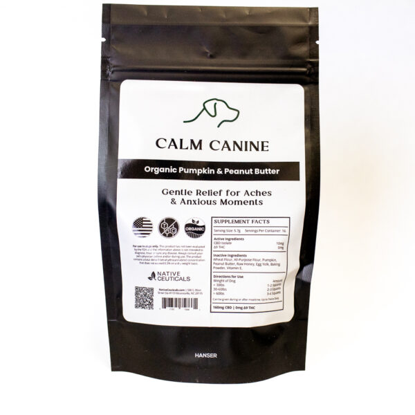 Calm Canine, Gentle Relief for your Aches and Anxious Moments